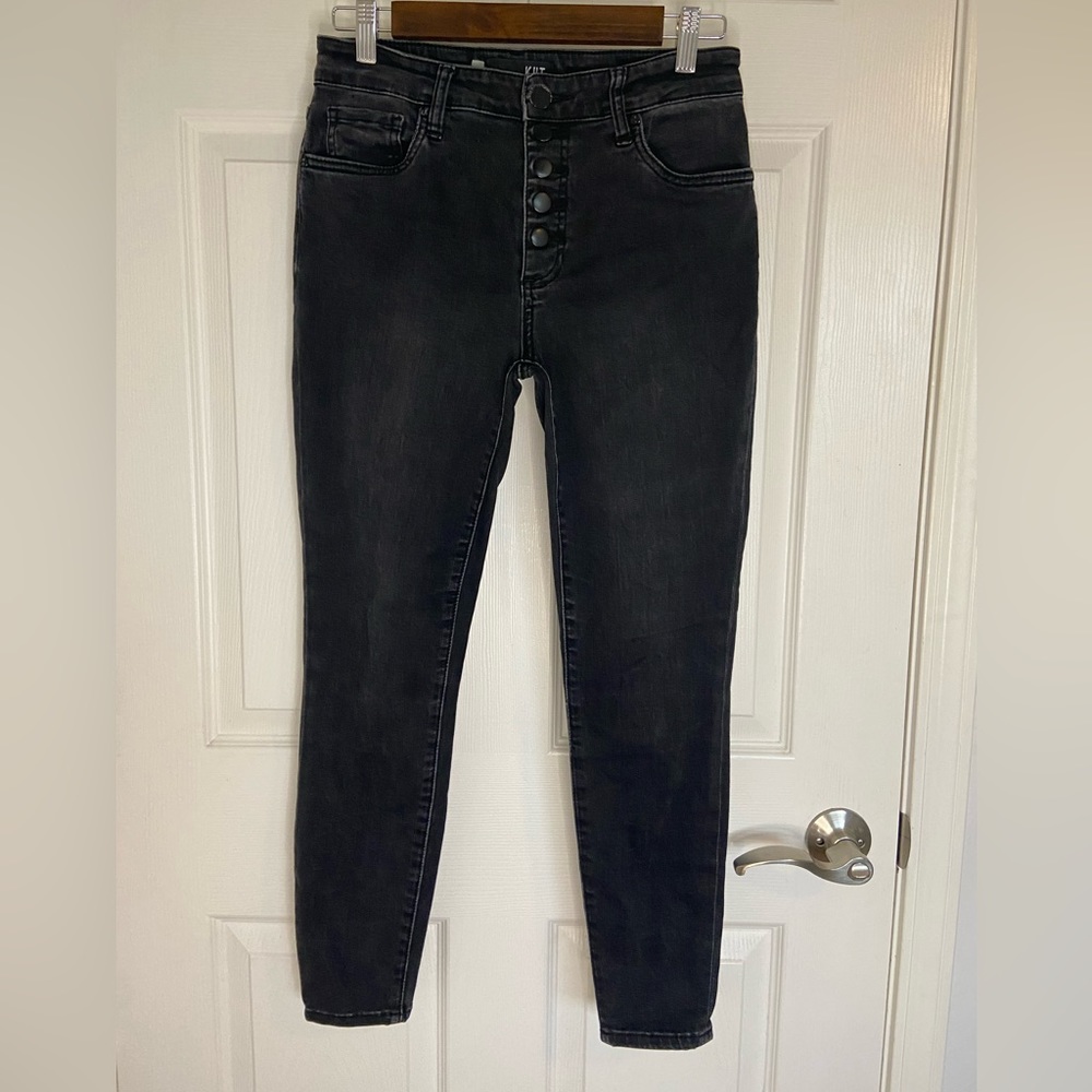 Kut from the Kloth Black Skinny Jeans Size 4